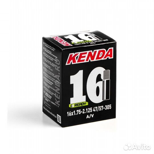 Камера для велосипеда авто ниппель Kenda