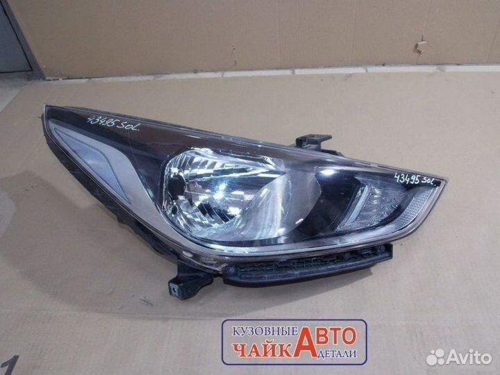 Фара правая Hyundai Solaris 2 2017