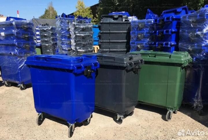 Пластиковый Евроконтейнер 660л C4638