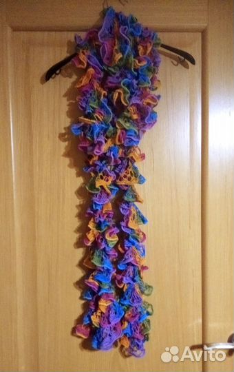 Женский шарф боа ажурный 2,5 метра