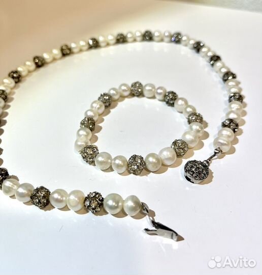 Бусы жемчужные