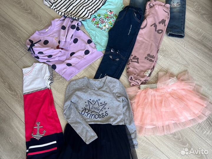 Вещи 110- 116 на девочку