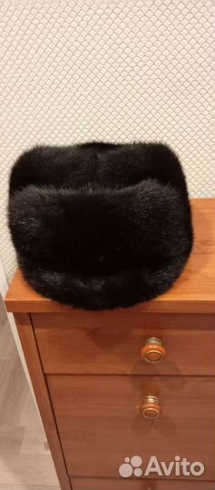 Норковая шапка мужская