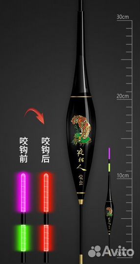 Светящийся поплавок с индикатором поклёвки