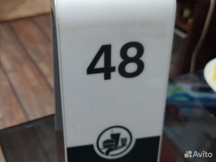 Номер столика Mac Donald's