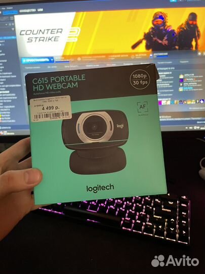 Веб камера logitech C615