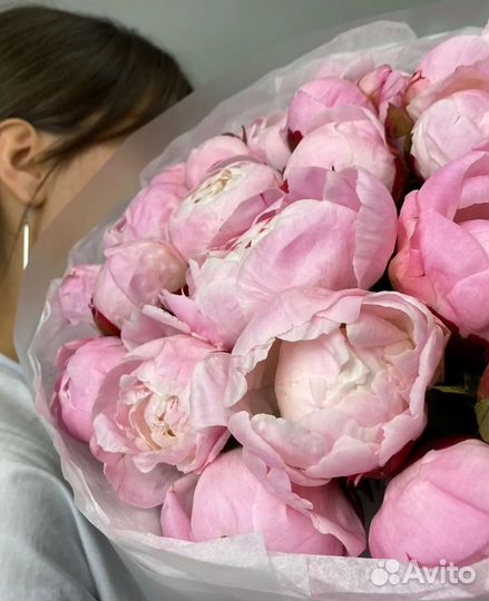 Букет пионов