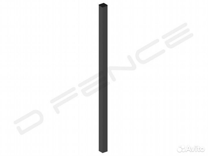 Столб для забора, 3D сетки 60х60х1,5мм, L3м