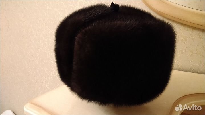 Норковая шапка мужская