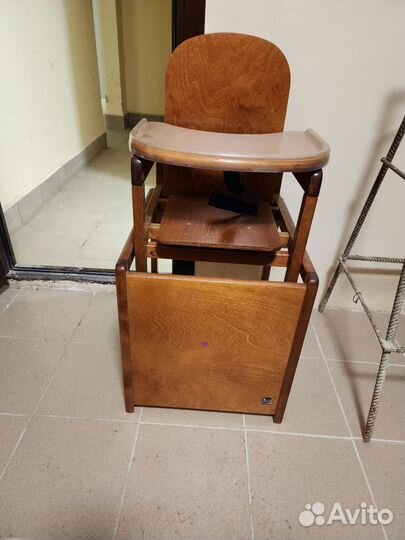 Детский столик и стульчик деревянный
