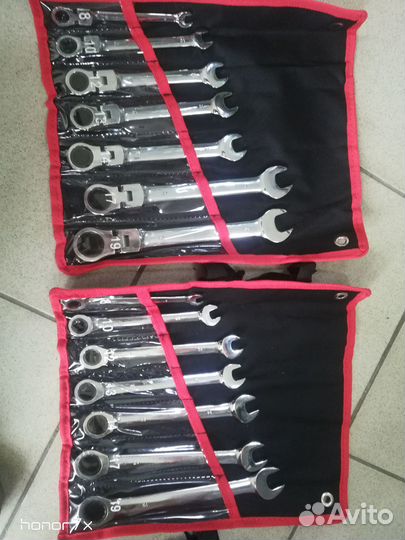 Набор ключей трещоточных прямых