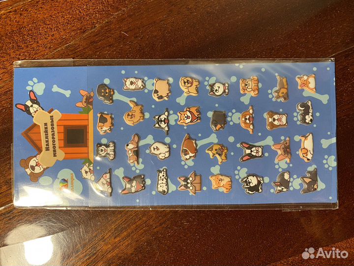 Набор милых декоративных наклеек