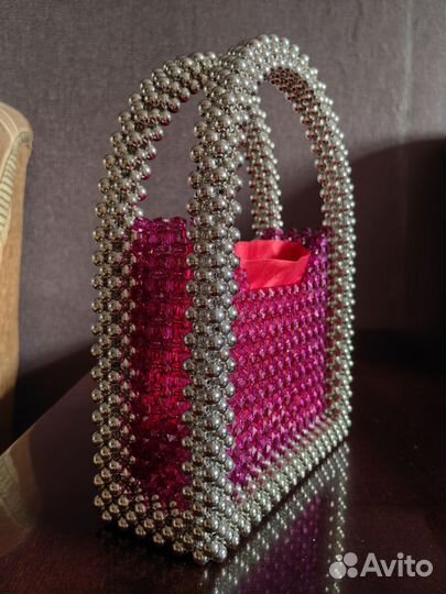 Сумка из бусин ручной работы