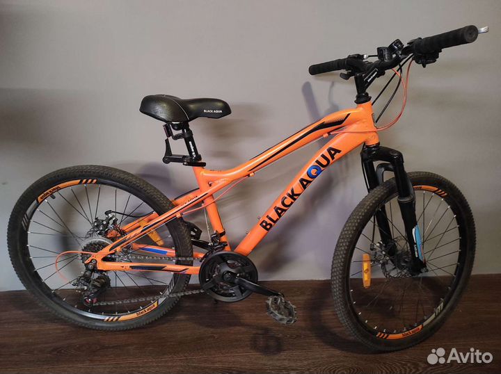 Велосипед black aqua Cross 2482 D matt 24