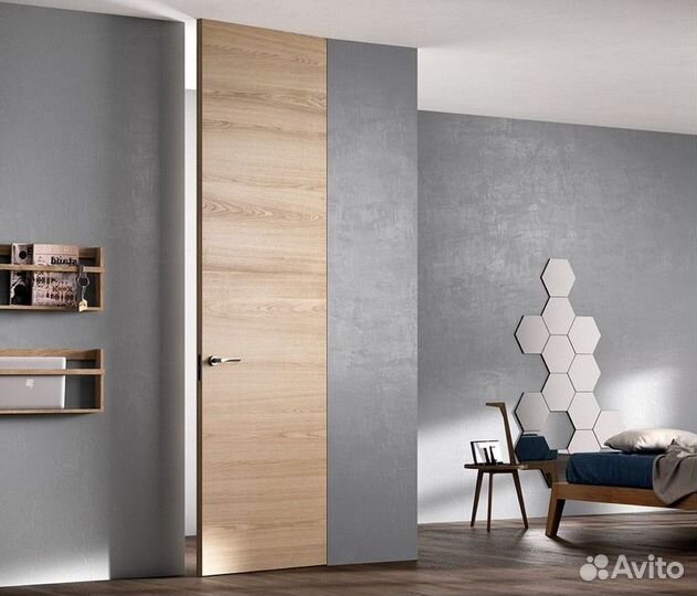 Двери скрытые эмаль