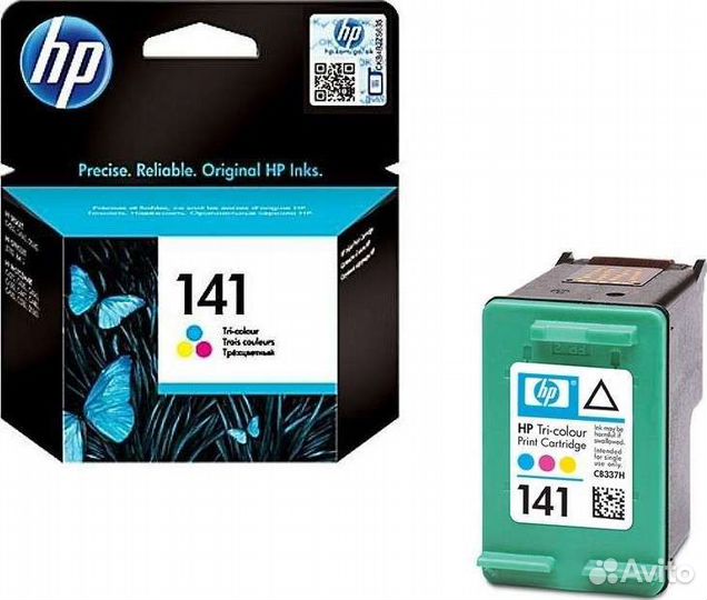 Картридж hp 141 Tri-Colour