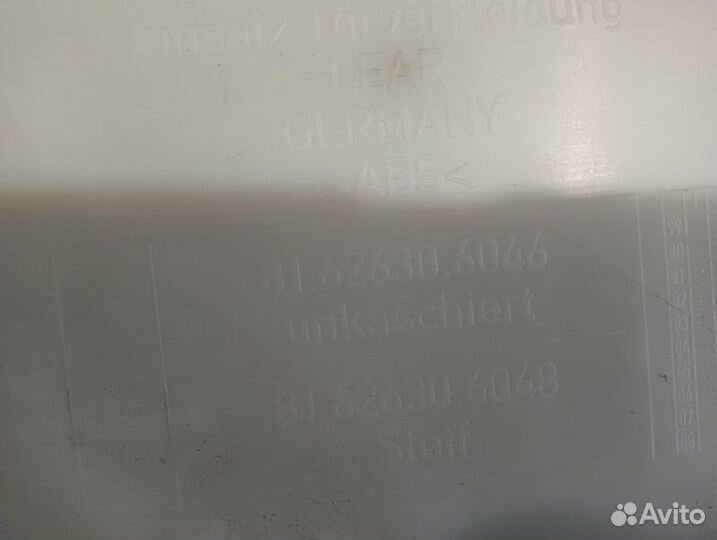 Обшивка двери правая Man Tga Tgl Tgm