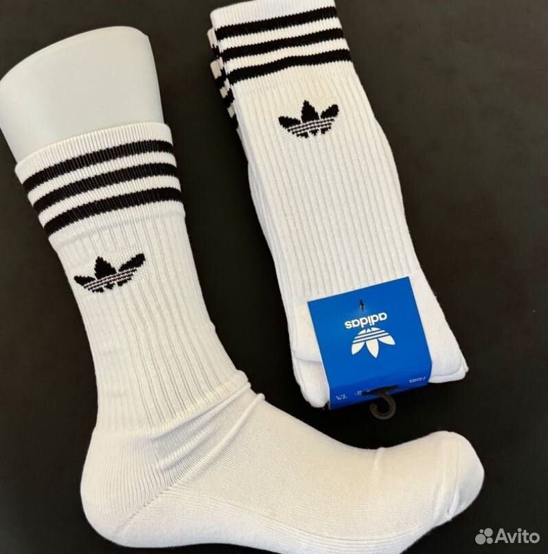 Носки adidas высокие белые