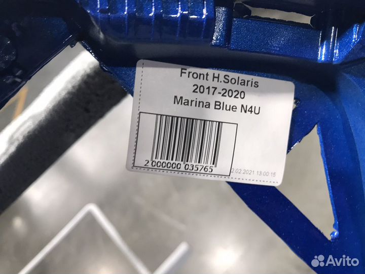 Бампер передний Hyundai Solaris 2017-2020