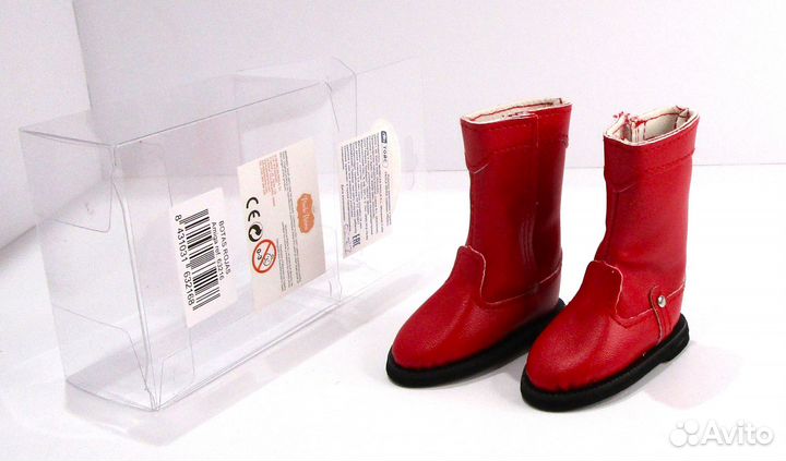 Сапоги Paola Reina модельные красные, для кукол 32