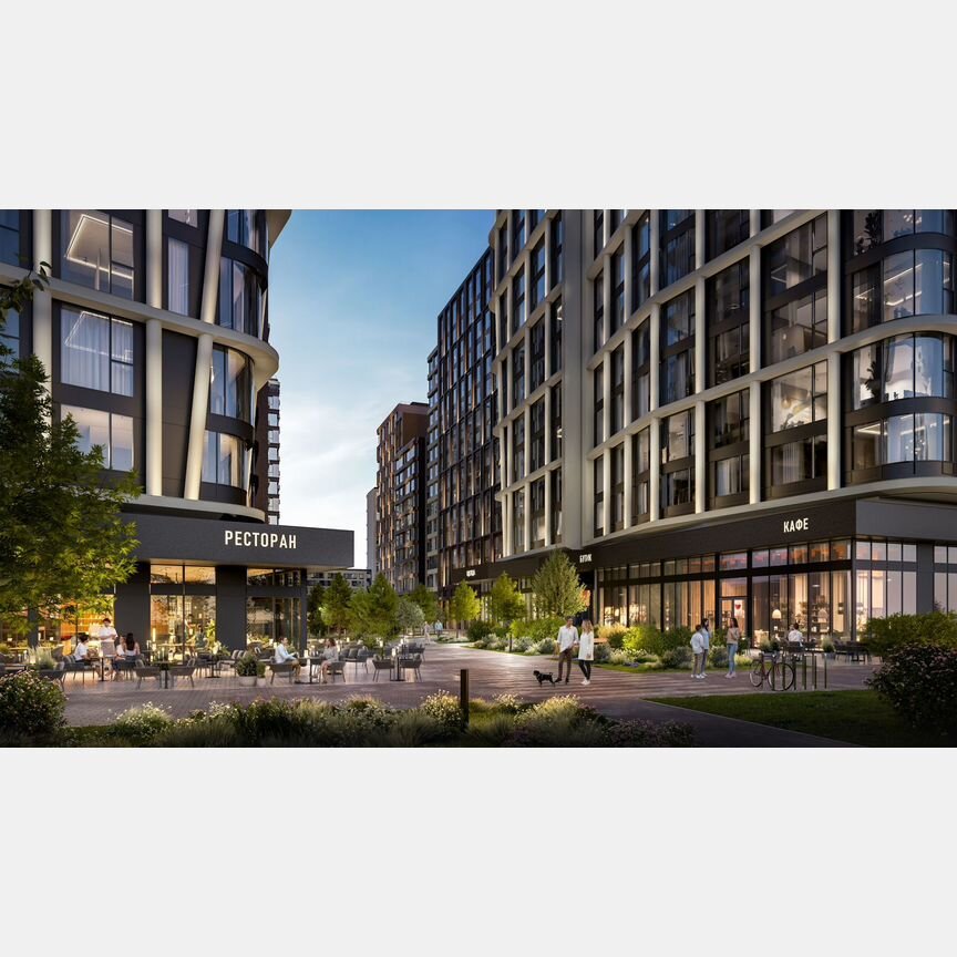 2-к. квартира, 66,7 м², 4/15 эт.