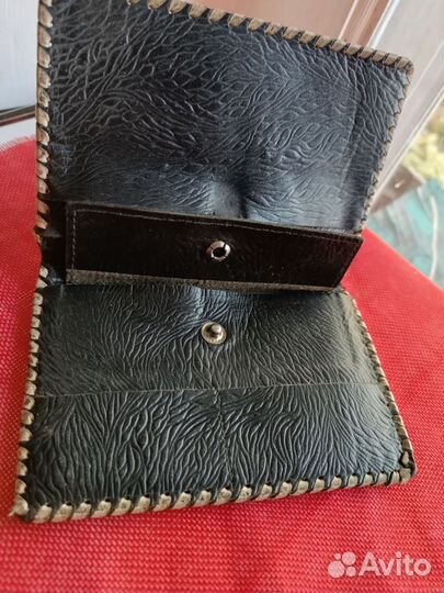 Портмоне кожаное для документов СССР, винтаж