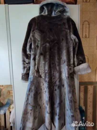 Шуба морской котик и норка