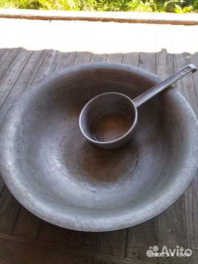 Таз дюралевый+ковшик