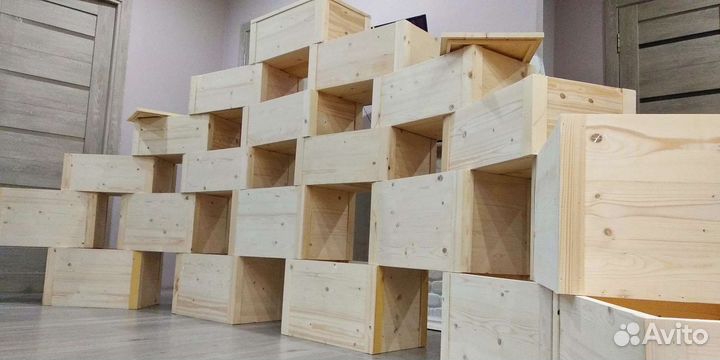 Ящик деревянный для хранения и декора