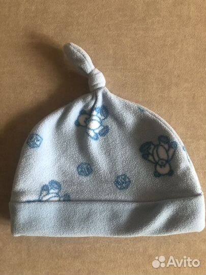 Фирменные шапки для мальчика 3/6 и 9/12 мес