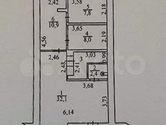 Свободного назначения, 68 м²