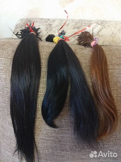 Натуральные волосы остатки