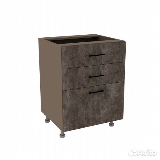 Шкаф напольный Амика-5qh для кухни на заказ