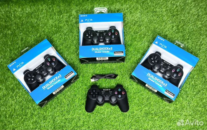 Новый геймпад для PS3 Dualshock 3 + USB кабель