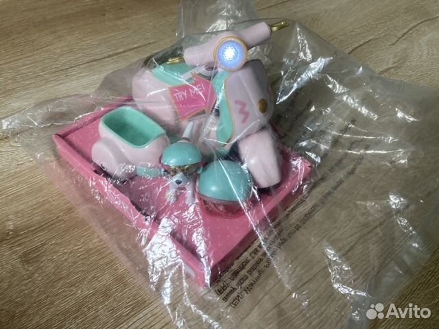 Скутер с FM-радио и светом для кукол 15 см Lori