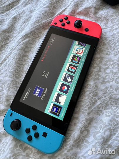 Nintendo switch rev 1 прошитая 128gb