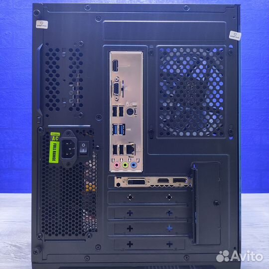 Игровой пк GameQube i3-12100F/RTX 2060S/16Gb/NVMe