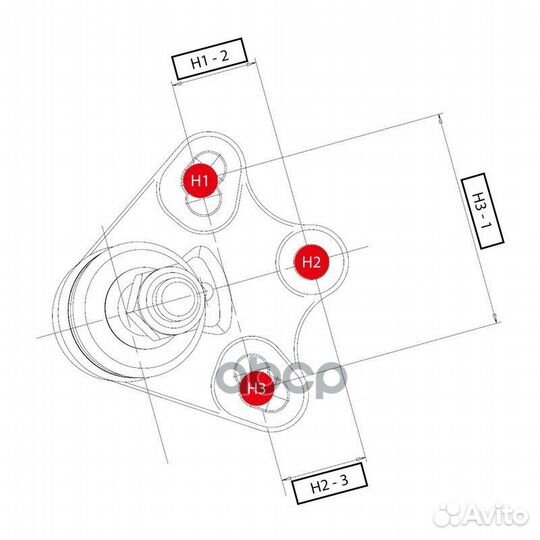 Опора шароваяmercedes benz AW169/BW245 (старый