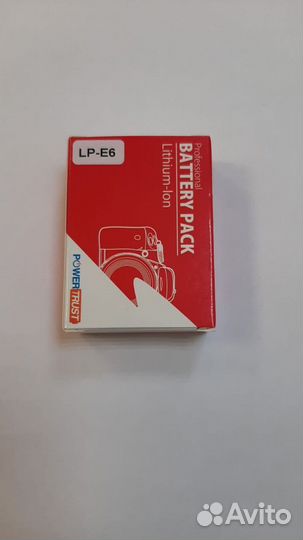 Аккумулятор для фото и видеокамер Canon LP-E6