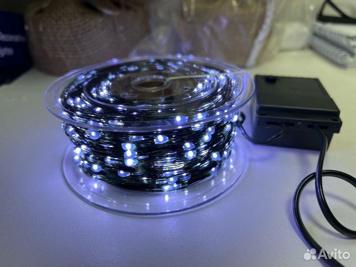 Гирлянда роса на елку 20м