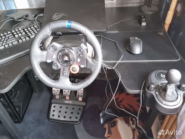Игровой руль logitech g29 + шифтер (забронировано)
