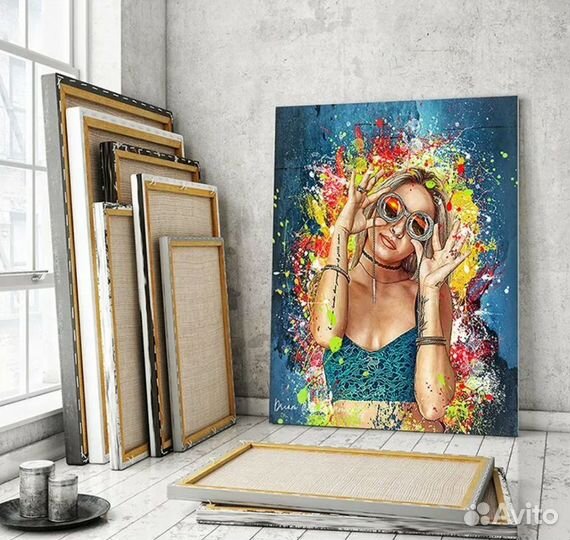 Портрет по фото 120на80 см