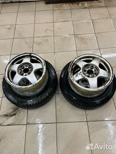 Литые диски r14 на ваз 4 98 бу 4 шт и штампы