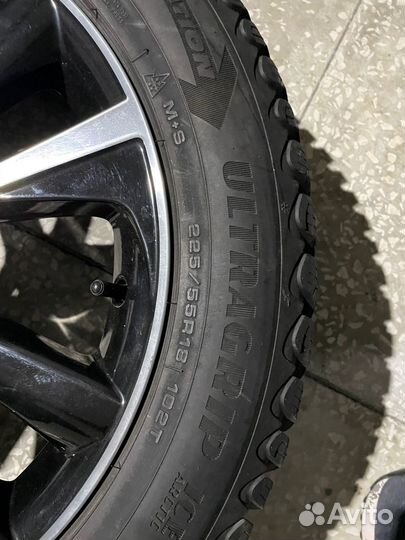 Комплект колес Lexus NX r18 с шипованной резиной