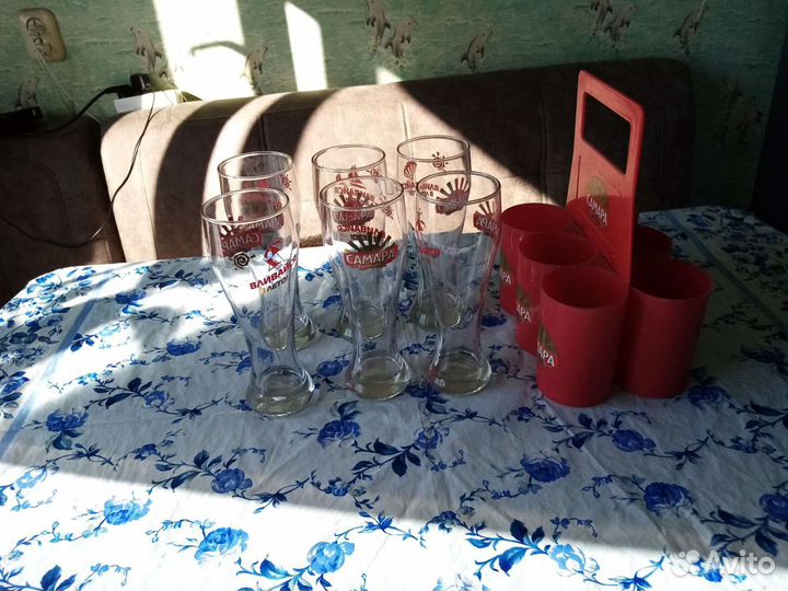 Набор бокалов с корзиной