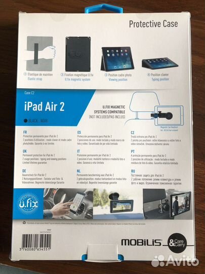 Чехол на iPad air 2 черный