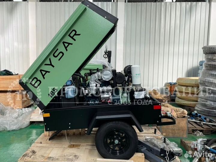 Дизельный компрессор давлением 7 бар