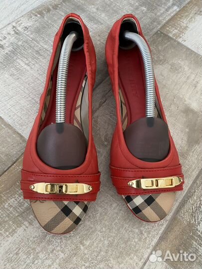 Burberry балетки кожа