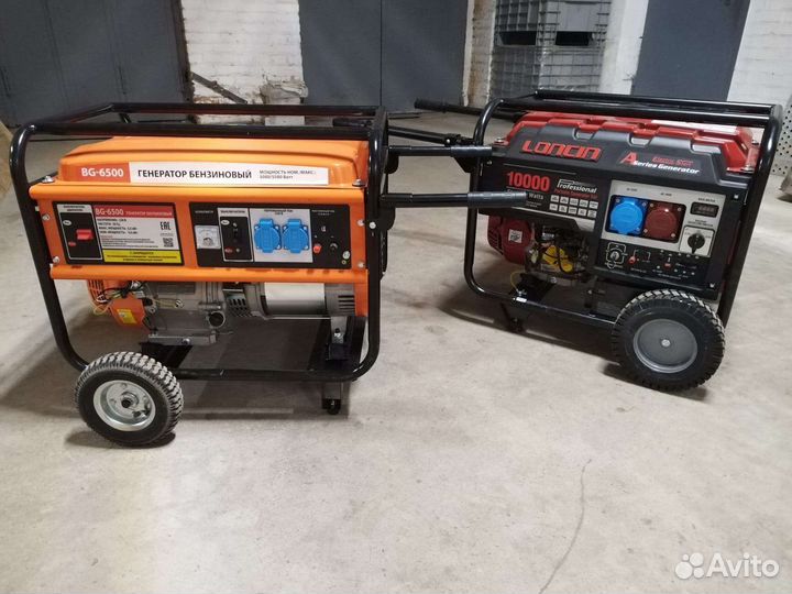 Генераторы 220в и 380в в аренду