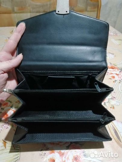 Барсетка кожа